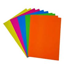 CARTULINA FLUORESCENTE 1/8*7
