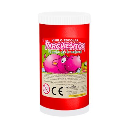 VINILO PARCHESITOS *125 ROJO