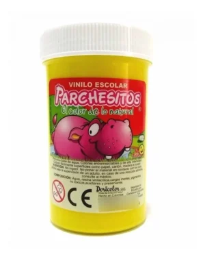 VINILO PARCHESITOS *125 AMARILLO