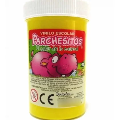VINILO PARCHESITOS *125 AMARILLO