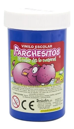 VINILO PARCHESITOS *125 AZUL