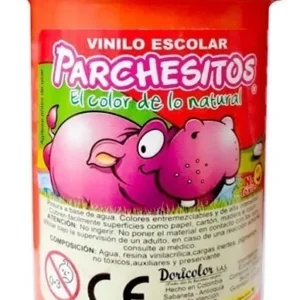 VINILO PARCHESITOS *125 NEON NARANJA