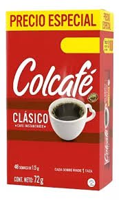 CAFE COLCAFE INSTANTANEO *48 SOBRES