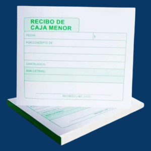 RECIBO DE CAJA MENOR *100 HOJAS