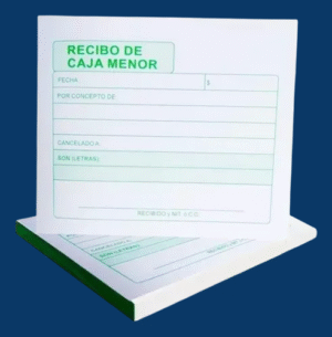 RECIBO DE CAJA MENOR *100 HOJAS
