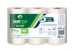 TOALLA SANITISU Z NATURAL *150 UND