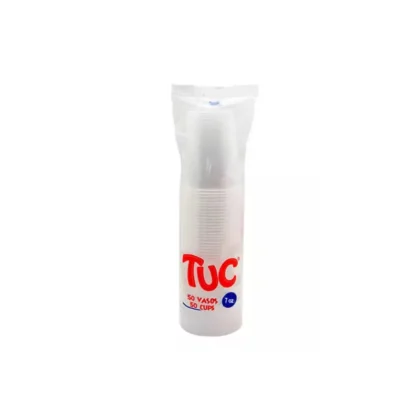 VASO TRANSPARENTE TUC 7 OZ *50 UND