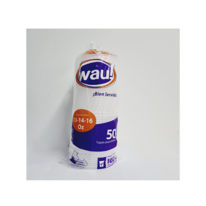 TAPA VASO WAU 16 ONZ *25 UND