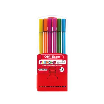 PLUMONES OFFIESCO *12 LAVABLE