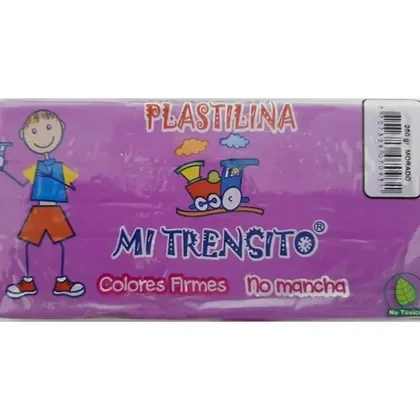 PLASTILINA MI TRENSITO *25O GR MORADA
