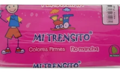 PLASTILINA MI TRENSITO *25O GR FUCSIA