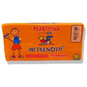 PLASTILINA MI TRENSITO *250GR NARANJA