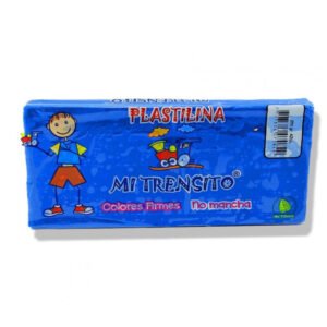 PLASTILINA MI TRENSITO *25O GR AZUL