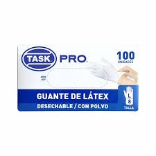 GUANTE LATEX TASK PRO TL *100 UND