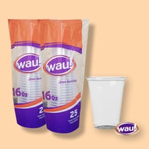 VASO TRASL WAU 16 ONZ *25 UND