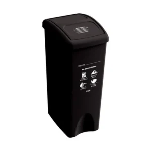 PAPELERA NEGRA VAIVEN 53 LT