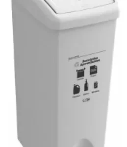 PAPELERA BLANCA VAIVEN *53 LT