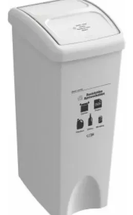 PAPELERA BLANCA VAIVEN *53 LT