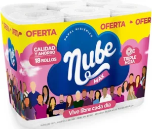 PAPEL HG BLANCO NUBE 18 ROLLO *22 M
