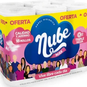 PAPEL HG BLANCO NUBE 18 ROLLO *22 M