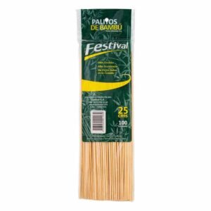 PALO BAMBU PINCHUZO 25 CM *100 UND