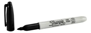 MARCADOR SHARPIE PUNTA FINA NEGRO