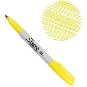 MARCADOR SHARPIE PUNTA FINA AMARILLO