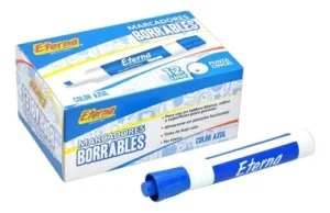 MARCADOR BORRABLE ETERNA AZUL