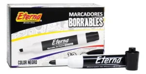 MARCADOR BORRABLE ETERNA NEGRO