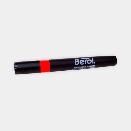 MARCADOR BEROL PERMANTE ROJO