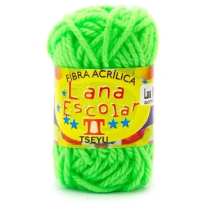 LANA ESCOLAR 10GR VERDE LIMA