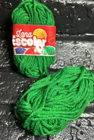 LANA ESCOLAR 10 GR VERDE OSCURO