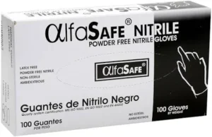 GUANTE NITRILO NEGRO BISOC TL *100 UND