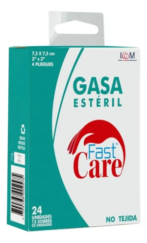 GASA ESTERIL FAST CARE *2 UND
