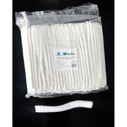 GORRO ORUGA BLANCO *100 UND