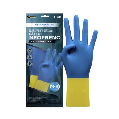 GUANTE BEHOLI EXTRAFUERTE BICOLOR T9 *2