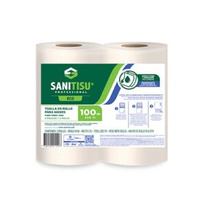 TOALLA TISU ECO *100 M *2 ROLLOS