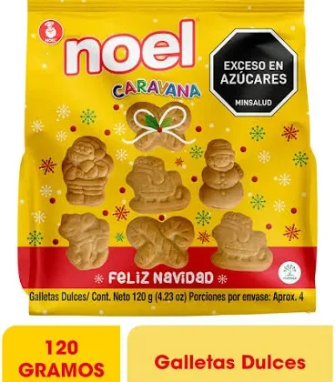 GALLETA NOEL NAVIDAD CARAVANA *120 GR