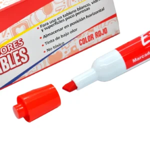 MARCADOR BORRABLE ETERNA ROJO