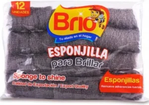 ESPONJA DE BRILLO BRIO *12 UND