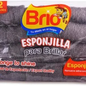 ESPONJA DE BRILLO BRIO *12 UND