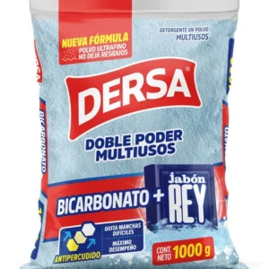DETERGENTE EN POLVO DERSA BICARBONATO + JABON REY *1000 GR
