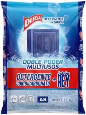 DETERGENTE EN POLVO DERSA JABON REY *4000 GR