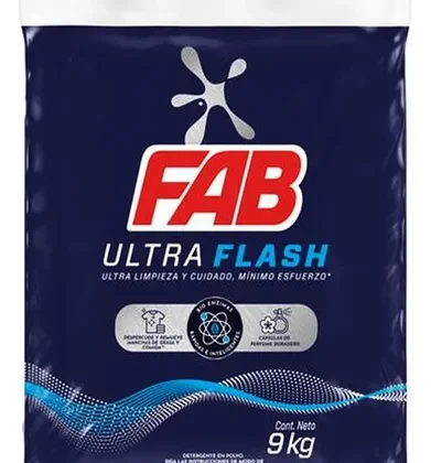 DETERGENTE EN POLVO FAB *4,5 KL