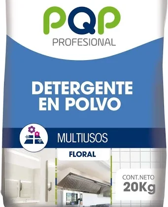 DETERGENTE EN POLVO FLORAL PQP ULTREX *20 KL