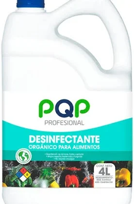 DESINFECTANTE ORGANICO ALIMENTOS *4 LT
