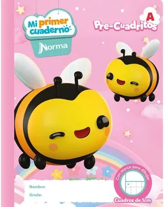 CUADERNOS NORMA PERSONAJES COSIDO MI PRIMER CUADERNO 100HOJAS A