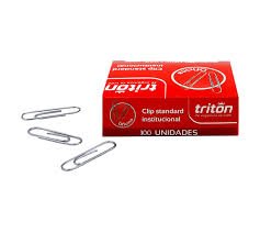 CLIP TRITON ESTANDAR *100 UNIDADES