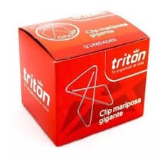 CLIP TRITON MARIPOSA GIANTE *12 UNIDADES