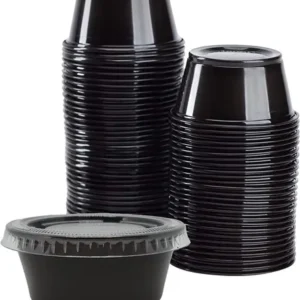 COPA SALSERA NEGRA DGO 1.5OZ *100 UND